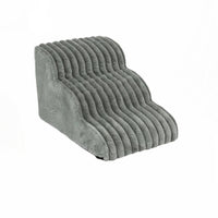 Foam Dog Stairs Gentle Slope Dog Steps with Zipper Cover Non-Slip for Bed, Couch