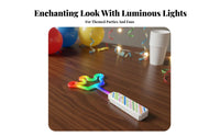 Illuminated Crown Glow Stick Colorful Lighting Luminous Fairy Glow Stick Flashing Crown Toy Battery Powered Multicolor