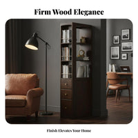 Space-Saving Slim Narrow Bookshelf Multi-Functional Slim Storage Unit Multifunctional Shelving Unit Sturdy Structure for Apartment Dwellers, Homeowners, Students, Living Room, Narrow Areas, Kitchen, Small Corners