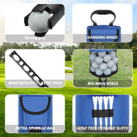 Portable Golf Ball Retriever with Canvas Bag
