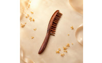 Scalp Massage Comb Ergonomic Rosewood Massage Comb Handheld Hairbrush for Home