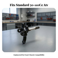Steering Joint Assembly | Black Painted Finish, Heavy-Duty Metal Construction, for ATV