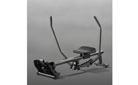 Adjustable Resistance Hydraulic Rowing Machine Compact Hydraulic Rower Low-Impact Rowing Machine with Foot Pedals Space-Saving for Adults, Seniors, Home Gym, Apartment
