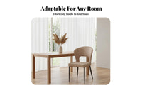 Curved spinerest Side Chair Nordic Design Home Furnishing Soft Upholstery