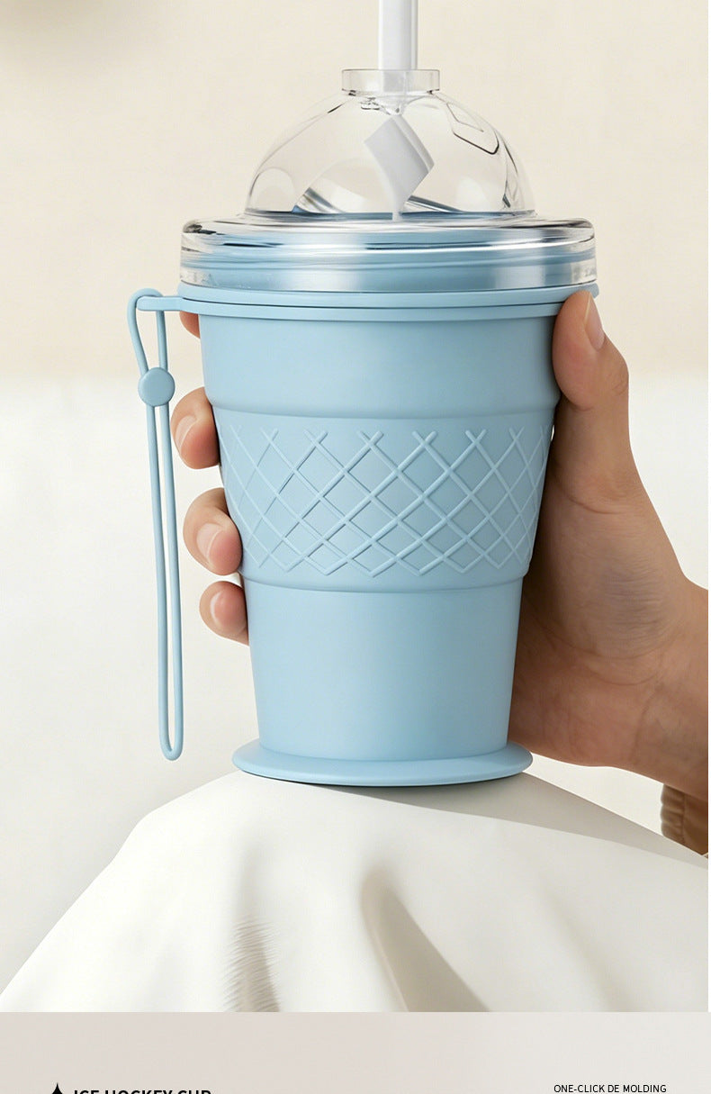 Foldable Ice Ball Cup Food-Grade Silicone
