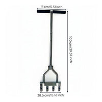 Lawn Aerator Fork Multi-Function Manual Lawn Core Aerator Easy to Use Garden Tool for Outdoor