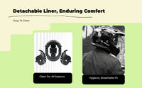 Certified helmet, double visor.