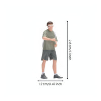 Hand-Painted Male Figurine Casual Clothing Tiny Figurines Miniature