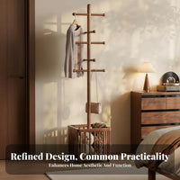 Rolling Valet Stand with Hamper 2-in-1 Design Clothes Rack Large Capacity Basket