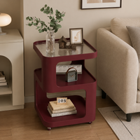 rolling side table