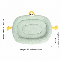 Viscoelastic Foam Dog Bed, Washable Orthopedic Pet Bed for Small & Large Dogs, All Seasons High Breathability Foam Dog Bed