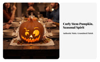 Decorative Pumpkin Light Festive Jack-O'-Lantern Light Spooky Pumpkin Lamp Speckled for Home Decor, Halloween Parties, Bar Displays