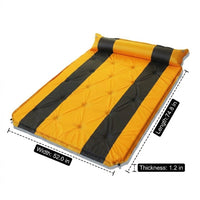 Inflatable Mattress and Air Bed for Outdoors, Self-Inflating Camping Mat with Integrated Pillow, Roll Mat Camping and Picnic Mat, Beach Mat
