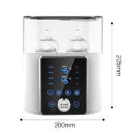 Baby Bottle Warmer and Sterilizer 2-in-1 with Smart Temperature Control, US Plug