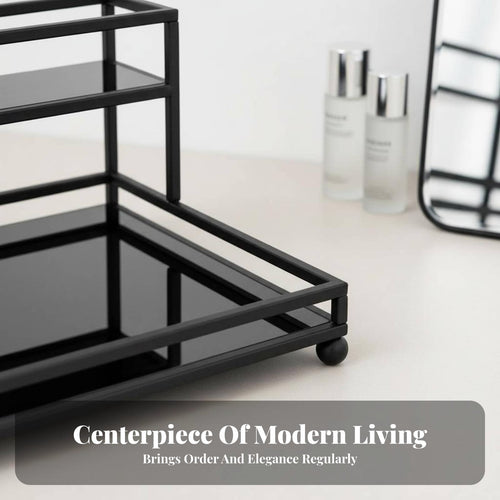 2-Tier Cosmetic Stand Multitier Design 2-Tier Makeup Stand Space Saving
