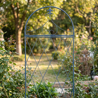 Trellis for Climbing Plants, 111-170cm Iron Garden Support, 50cm Wide Rust-Resistant Plant Trellis, Sweet Pea