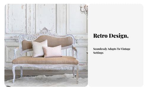 Distressed Finish Carved Wood Frame Armchair French Country design Upholstered Armchair Vintage Design Sofa dense Foam seat pad for Photo Studio Owners, Interior Designers, Living Room, Guesthouse, Bedroom, perusing corner