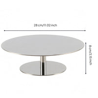 Double-Tier Mirrored Tray Minimalist Serveware Decorative