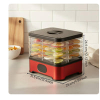 Adjustable Temperature Food Dehydrator Machine 8 Drying Trays Digital Food Preserver Intelligent Control Panel
