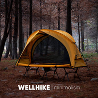 WELLHIKE户外SWS云驰单人四季帐篷轻量露营solo徒步行军床睡垫