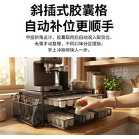 跨境咖啡胶囊收纳架 3 层咖啡站台收纳 咖啡机胶囊咖啡包储物盒