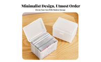Multicompartment Photocard Holder particle-resistantproof with Lid Tiered Compartment Organizer