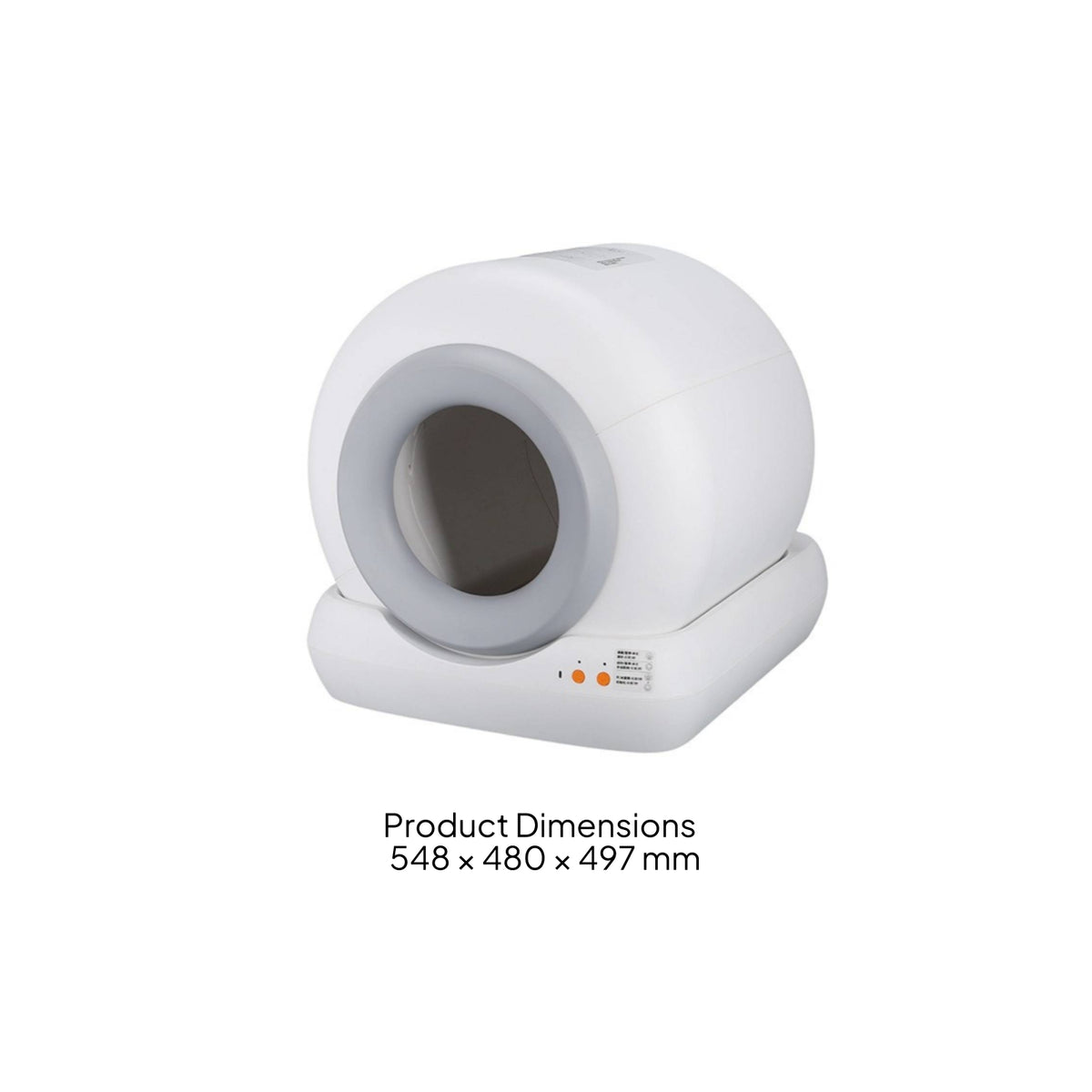 Fully Enclosed Automatic Litter Box App Control Smart Cat Litter Box Anti-Leakage for Home, Apartments