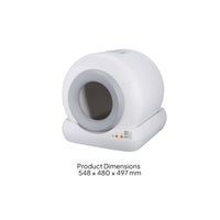 Fully Enclosed Automatic Litter Box App Control Smart Cat Litter Box Anti-Leakage for Home, Apartments