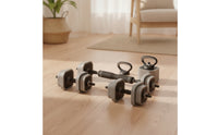 Adjustable Dumbbell Set Non-Roll Weights Non-Slip for Home Gym, Beginners