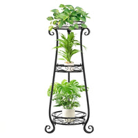 Plant Stand for Indoor Plant Display in Living Room, 3 Tier Heavy Duty Outdoor Metal Rack, Anti-Rust Plant Pot Stand Indoor, Easy Disassembly