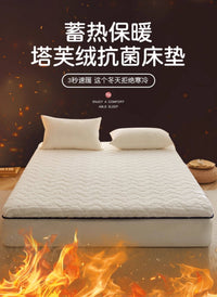 床垫软垫家用垫被床褥加厚法兰羊羔绒榻榻米垫子1.8铺底1.2米1.5