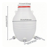 Soft-Teat Multi-Nipple Feeding Bottle Wide-Mouth Animal Bottle with Six Ports Compact Veterinary Feeder Small for Breeders, Lambs
