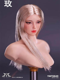 现货YMTOYS 1/6 女兵人亚洲女头雕玫YMT084 适合女兵人包胶女素体
