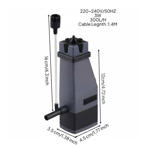 Aquatic Aquarium Surface Skimmer Filter Ecological Filtration for Aquarists