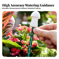 Numbered Scale Soil Moisture Meter Battery Included Fungus-Shaped Soil Meter Instruction Sheet Single Sensor Stake Boxed Packaging for Gardeners, Potted Plants