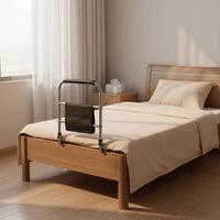 Elderly Bed Grab Bar Non-Slip Grip Bed Standing Aid Bedside Grab Bar Easy Installation Under Mattress Support Rail Universal Fit