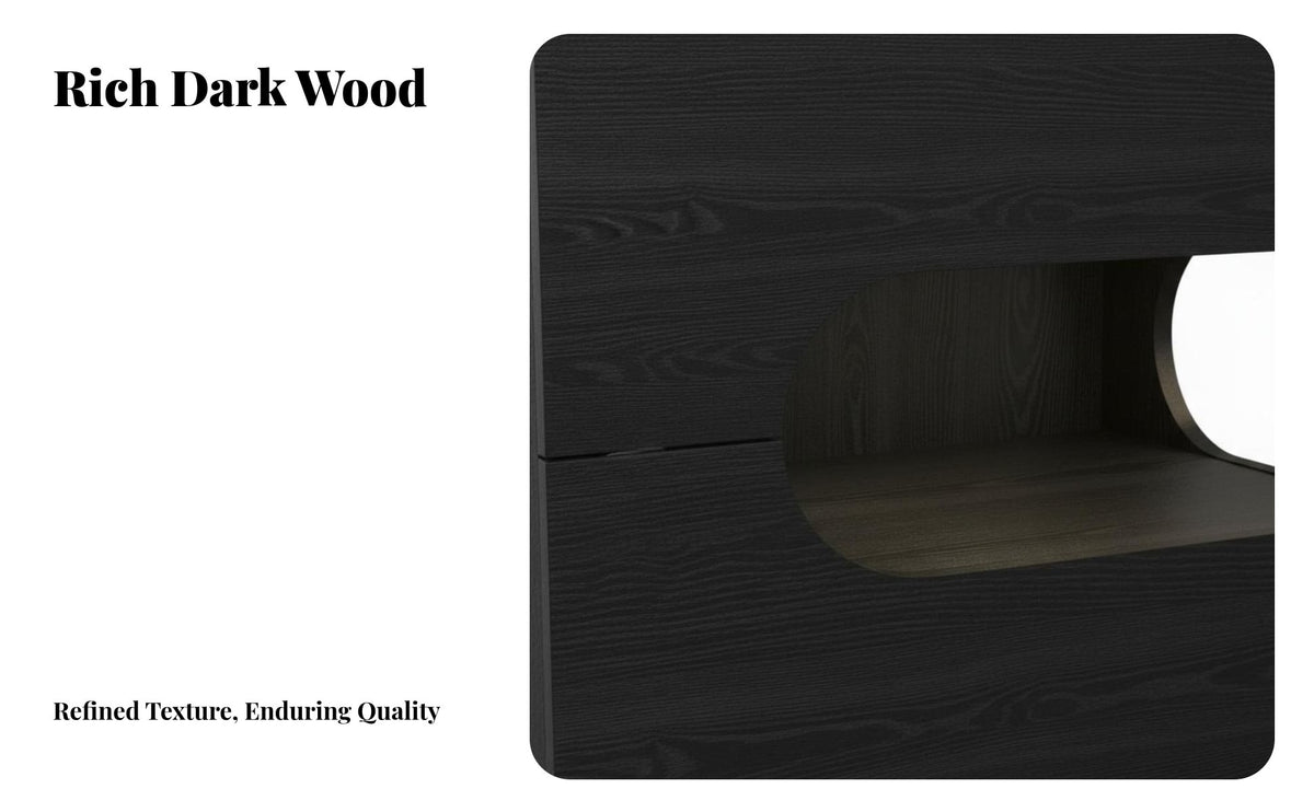 Nightstand with Drawers and Shelf Minimalist Design for Nursery