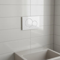 Water-Saving Concealed Cistern Dual Flush Plate Easy to Press Bathroom Hardware for Restroom