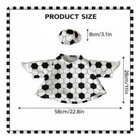 Football Goose Costume Cute Soccer Goose Outfit Fade Resistant for Garden