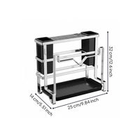 knives and Board Organizer Easy to Clean Countertop Utensil Organizer Space Saving Cutting plate Holder