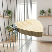 Wooden Perch Stand and Bird Perch Play Stand, Solid Hardwood Cockatiel Perch with Threaded Rod and Washer, Budgie and Lovebird Perch