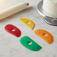 6 Pieces Silicone Pottery Rib Set Multi-Functional Ceramic Modeling Tool Kit