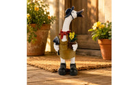 Resin Duck Statue Hand Painted Duck Statue Lifelike for Balcony, Patio