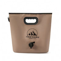 Foldable Water Bag with Spigot Lightweight Foldable Water Container Equipped with a Spigot Leak Resistant Liquid Carrier for Campers, Hikers