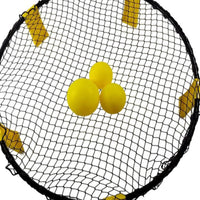 Circular Net Game Roundnet Net Woven Beach Ball Game Set with Balls for Beach, Park