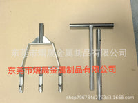 Cross-border Hot Sale Garden Tool Lawn Scarifier Aerator with Hollow Teeth for Yard Soil Care