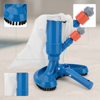 Pool Vacuum Head with Mesh Bag Manual Underwater Cleaner Deluxe for Small Pools