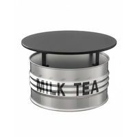 Oil Drum Chair and Table utilitarian design Barrel Seating Creative these containerse sturdyDuty for Homeowners, pairs, Backyard