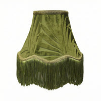 Fringed Lampshade Vintage Tapered Lampshade Retro for Living Room