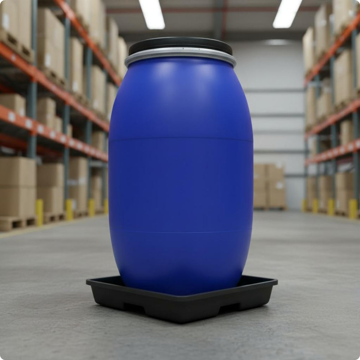 Flanged Drum Thickened Fermentation Drum Leak-Resistant Storage Container for Transport